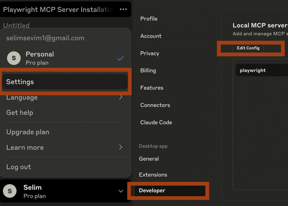 Configure MCP in Claude Desktop