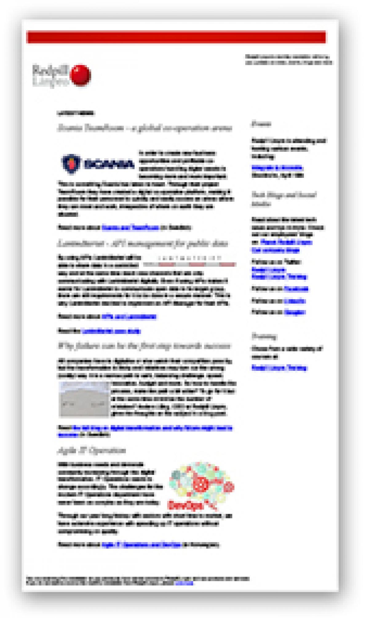 Redpill Linpro Newsletter March 2016