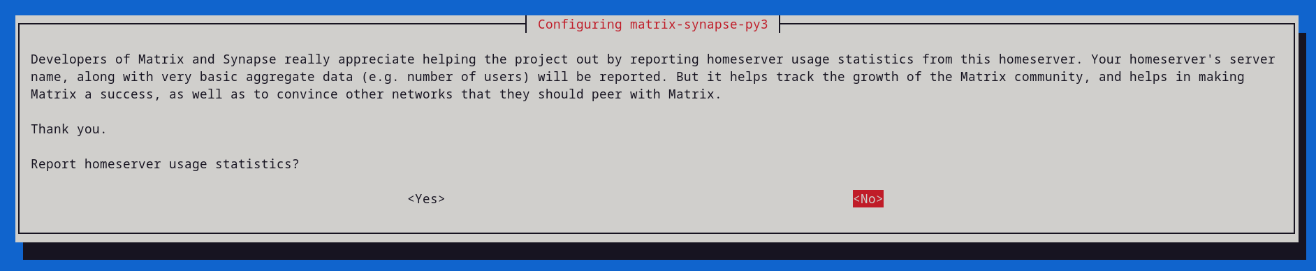 Second installation prompt