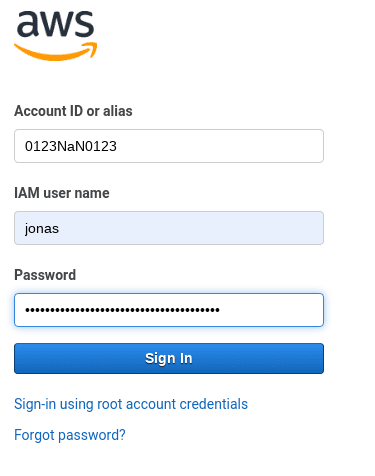 Authentication dialog